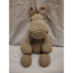 Crocheted Hippo